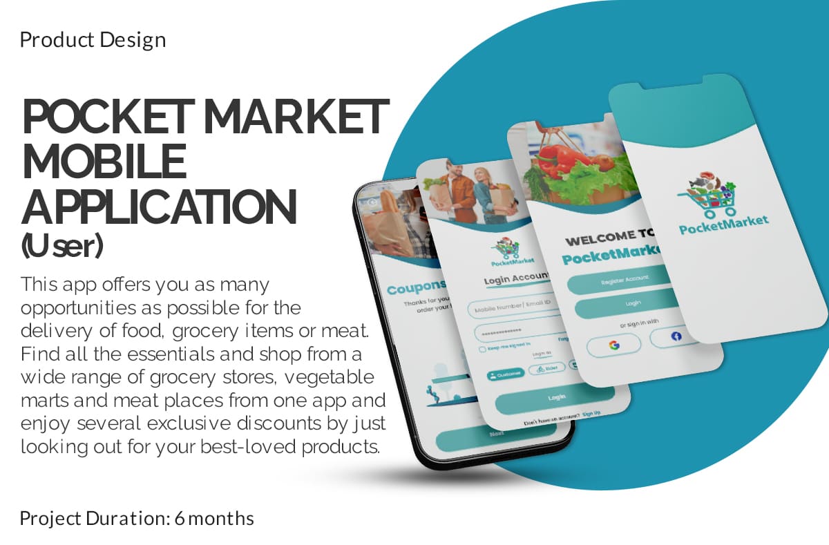 POCKET MARKET Mobile Application