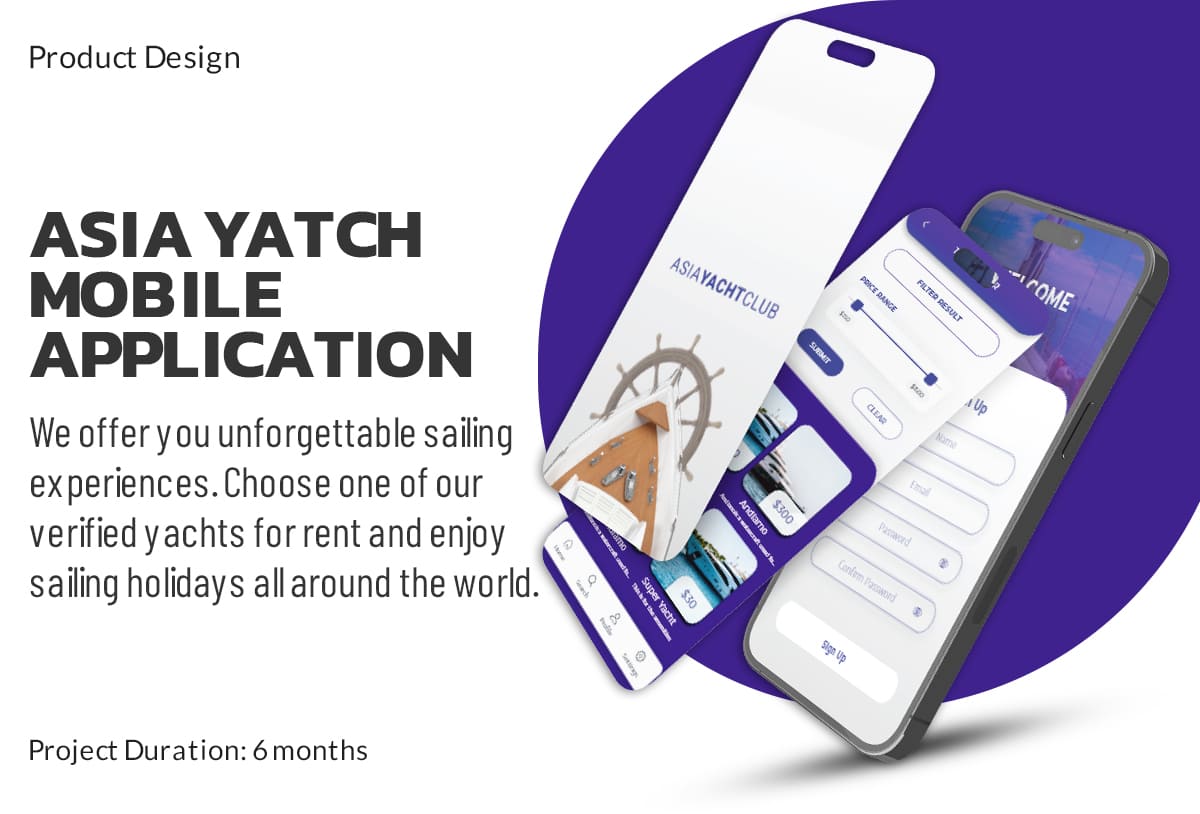 ASIA YATCH Mobile Application