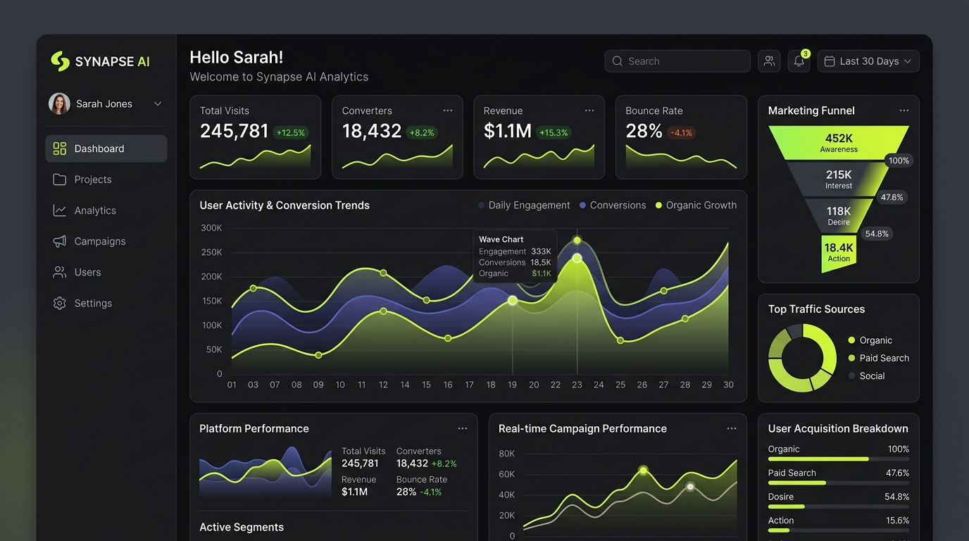 Wave Analytics Interface